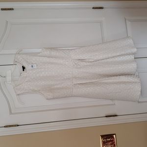 Anne Taylor Size 10 cream dress